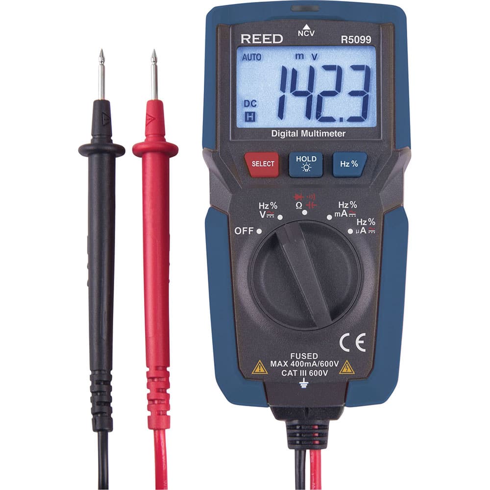 CAT III, Auto Ranging Compact True RMS & Milliammeter Multimeter: 600 VAC/VDC MPN:R5099