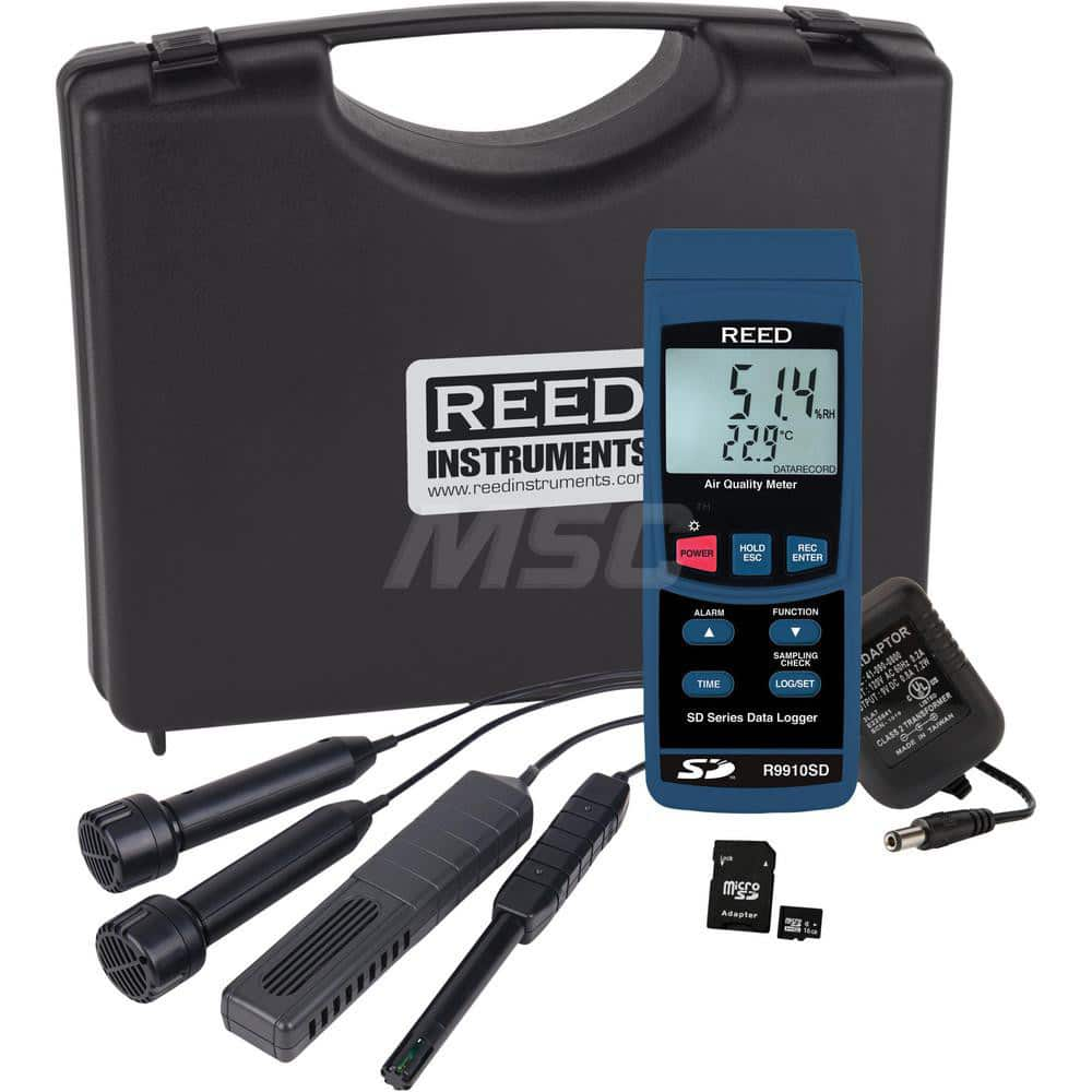 Natural Gas, Carbon Monoxide & Refrigerant Detectors, Type: Data Logging Indoor Air Quality Meter MPN:R9910SD-KIT