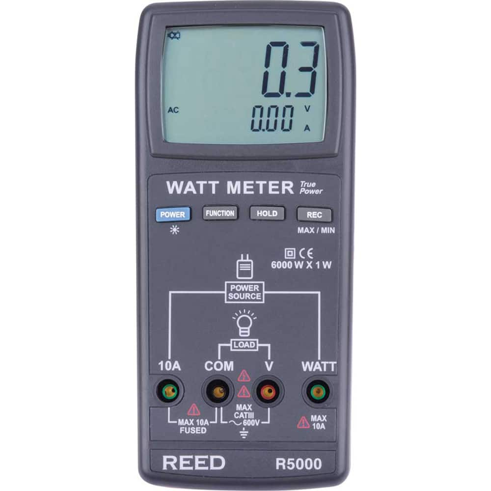 Power Meters, Meter Type: Power Meter , Application: Electrical Troubleshooting, Industrial and Commercial Use, Appliance Testing, Research and Education  MPN:R5000