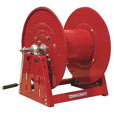 Hand Crank Hose Reel 105 ft 1 ID Red MPN:HC1200-19-18 1