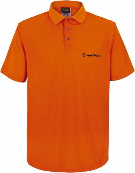 Work Shirt: High-Visibility, 2X-Large, Polyester, High-Visibility Orange MPN:300BOR2XWRBK01