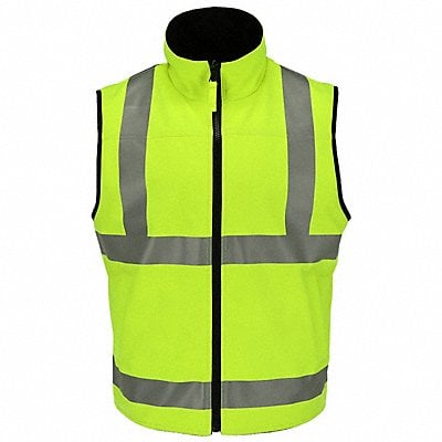 HiVis Reversible Softshell Vest Lime 4XL MPN:9499RHVL4XLL2