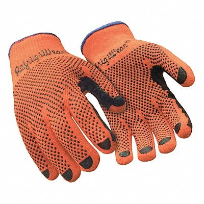 Glove Dot Grip Hivis Orange Large PR MPN:0310RHVOLAR