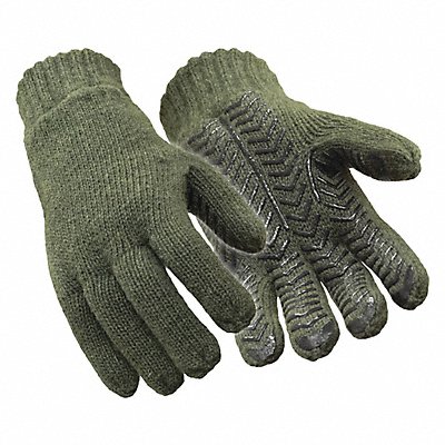 Insulated Wool Grip Glove PR MPN:0421RGRNMED