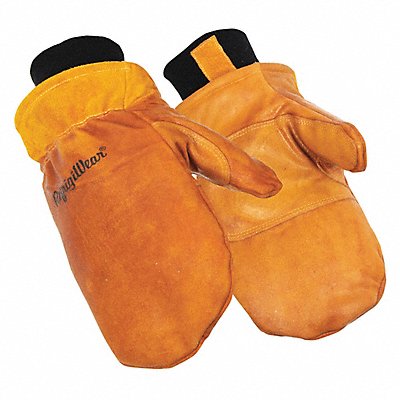 Leather Gloves Tan M PR MPN:D317RGLDMED