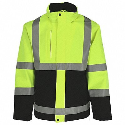 HiVis Rainwear Jacket Black/Lime 5XL MPN:9178RBLM5XLL2