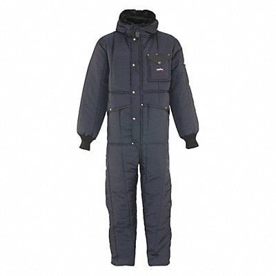 Coverall Suit With Hood Navy 3Xl MPN:0381RNAV3XL