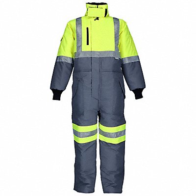 Freezer Edge Coveralls Gray/Lime 2XL MPN:7550RTLG2XL