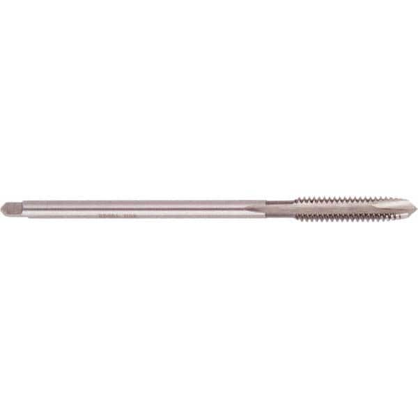 Extension Tap: 1/4-28, 2 Flutes, H3, Bright/Uncoated, High Speed Steel, Spiral Point MPN:091386AS