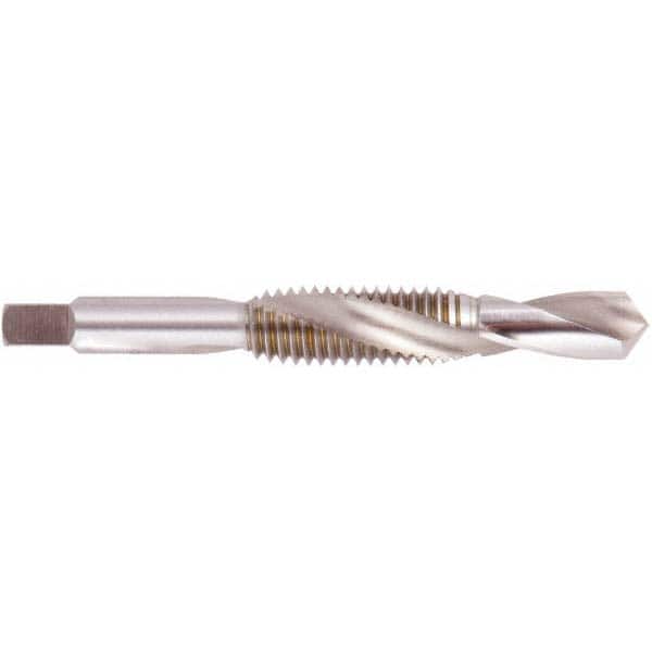 Combination Drill Tap: #6-40, H3, 2 Flutes, High Speed Steel MPN:007510AS