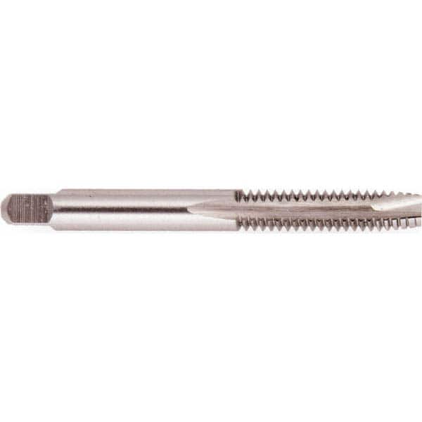 Spiral Point Tap: #2-56, UNC, 2 Flutes, Bottoming, 3B, High Speed Steel, Bright Finish MPN:008042AS