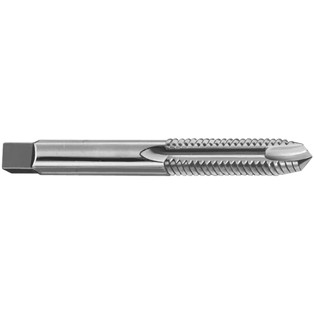 Spiral Point Tap: #8-32 UNC, 2 Flutes, Plug Chamfer, 3B Class of Fit, High-Speed Steel, Chrome Coated MPN:008203AS74