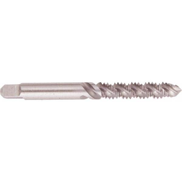 Spiral Flute Tap: 1/4-28, UNF, 3 Flute, Plug, 3B Class of Fit, High Speed Steel, Bright/Uncoated MPN:008370AS