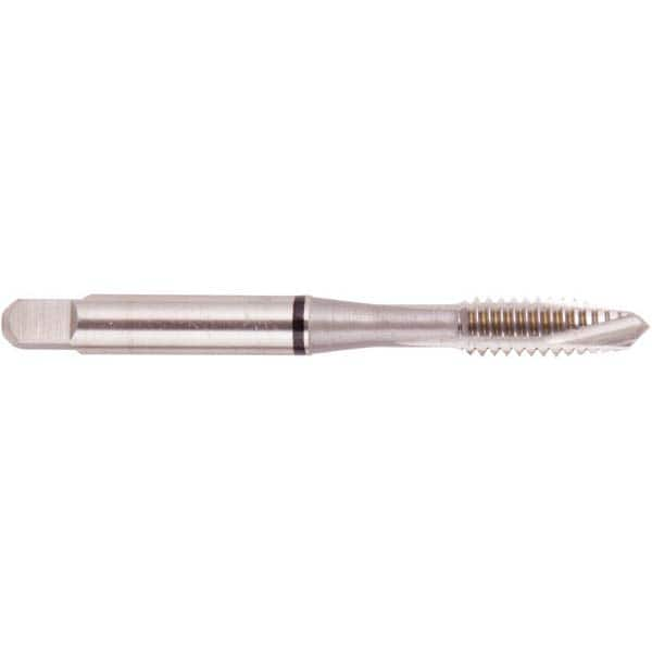 Spiral Point Tap: #4-40, UNC, 2 Flutes, Plug, 2B/3B, High Speed Steel, Bright Finish MPN:033100TC