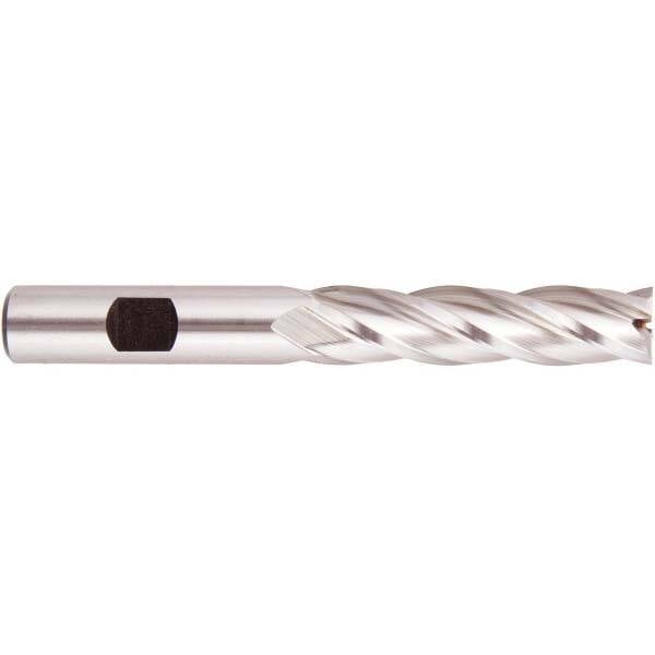 Square End Mill: 3/4'' Dia, 3'' LOC, 3/4'' Shank Dia, 5-1/4'' OAL, 4 Flutes, High Speed Steel MPN:050371AM