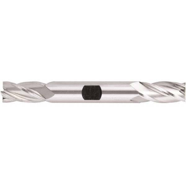 Square End Mill: 11/32'' Dia, 3/4'' LOC, 3/8'' Shank Dia, 3-1/2'' OAL, 4 Flutes, High Speed Steel MPN:051090AM