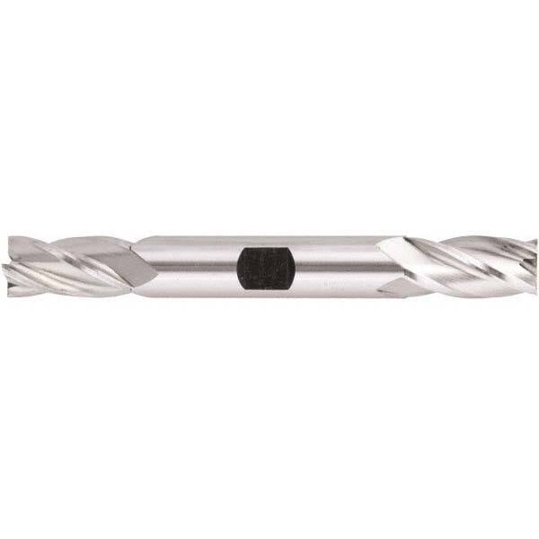 Square End Mill: 15/32'' Dia, 1'' LOC, 1/2'' Shank Dia, 4-1/8'' OAL, 4 Flutes, High Speed Steel MPN:051094AM