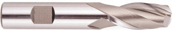 Square End Mill: 1/8'' Dia, 3/8'' LOC, 3/8'' Shank Dia, 2-5/16'' OAL, 2 Flutes, Cobalt MPN:051825JM