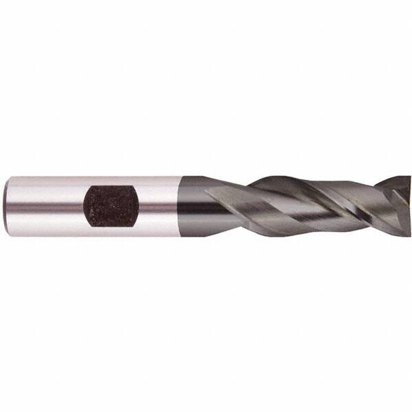 Square End Mill: 1'' Dia, 1-5/8'' LOC, 1'' Shank Dia, 4-1/2'' OAL, 2 Flutes, Cobalt MPN:051849JM88