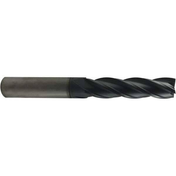 Square End Mill: 1/8'' Dia, 5/8'' LOC, 1/8'' Shank Dia, 2'' OAL, 4 Flutes, Solid Carbide MPN:090011RM