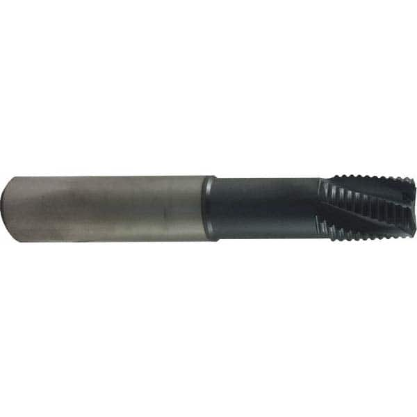 Square End Mill: 1/2'' Dia, 5/8'' LOC, 1/2'' Shank Dia, 3'' OAL, 4 Flutes, Solid Carbide MPN:090077RM