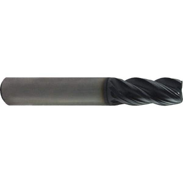 Corner Radius End Mill: 1/4