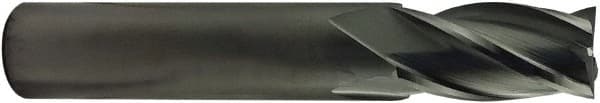 Square End Mill: 1/16'' Dia, 3/16'' LOC, 1/8'' Shank Dia, 1-1/2'' OAL, 4 Flutes, Solid Carbide MPN:090261RM