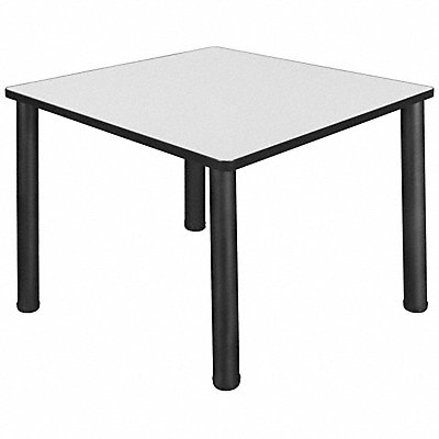 Breakroom Table Unassembled 36 Dia MPN:TB3636WHBPBK