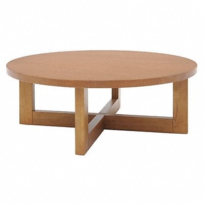 Coffee Table Round 37 Dia.x13 H Med Oak MPN:HWTC3713MO