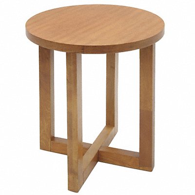 End Table Round 21 Dia.x23 H Medium Oak MPN:HWTE2123MO