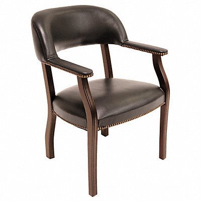 Ivy League Captains Chair Vinyl Black MPN:9004BK