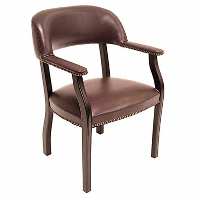 Ivy League Captains Chair Vinyl Burgundy MPN:9004BY