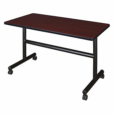 Mobile Table 48 in W Mahogany Flip Top MPN:MKFT4824MH