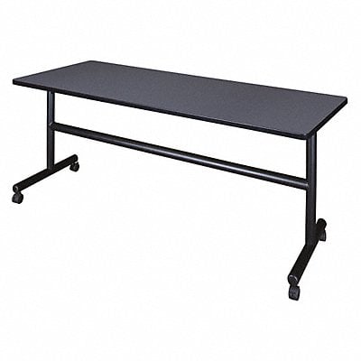 Mobile Table 72 in.W Gray Nbula Flip Top MPN:MKFT7224GY