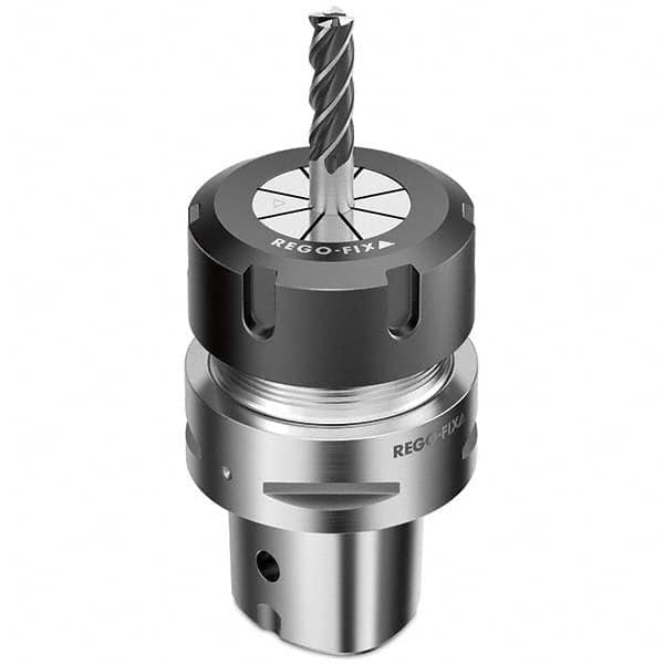 Collet Chuck: 2 to 20 mm Capacity, ER Collet, Hollow Taper Shank MPN:2804.13210