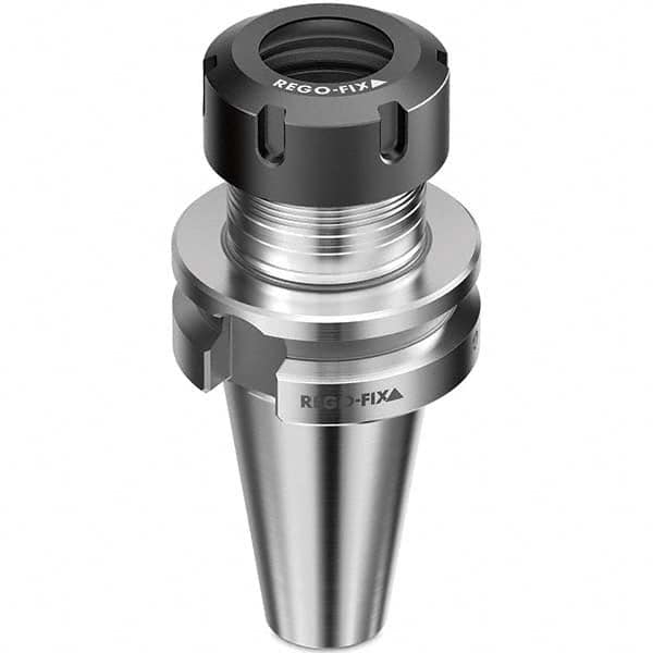 Collet Chuck: 1 to 16 mm Capacity, ER Collet, Dual Contact Taper Shank MPN:4140.12536