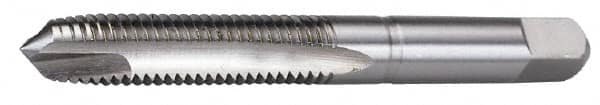 Spiral Point Tap: #6-32, UNC, 2 Flutes, Plug, High Speed Steel, Bright Finish MPN:22762