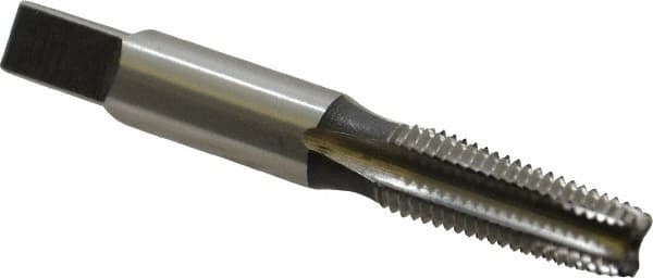 Standard Pipe Tap: 1/16-27, NPT, 4 Flutes, High Speed Steel, Bright/Uncoated MPN:46102