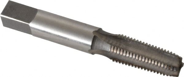 Standard Pipe Tap: 1/16-27, NPTF, Regular, 4 Flutes, High Speed Steel, Bright/Uncoated MPN:46443