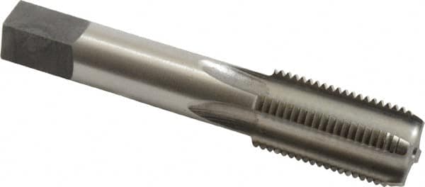 Standard Pipe Tap: 1/8-27, NPS, Regular, 4 Flutes, High Speed Steel, Bright/Uncoated MPN:46942