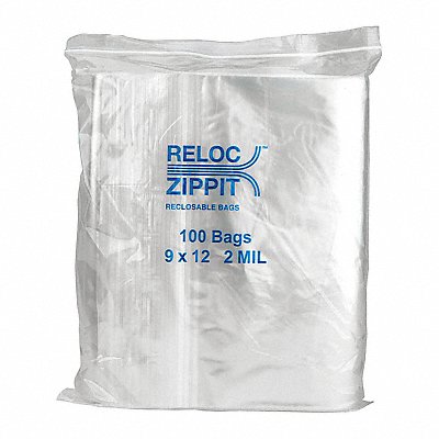 Reclosable Poly Bag Zip Seal PK1000 MPN:R912