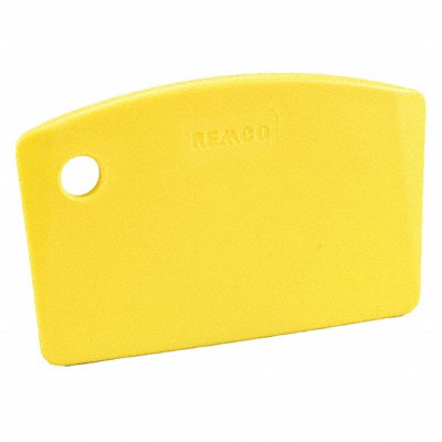 H1593 Mini Bench Scraper 5-1/2x3-1/2 in Yellow MPN:69596