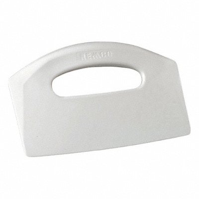 F8460 Bench Scraper Poly White 8 1/2 x 5 In MPN:69605