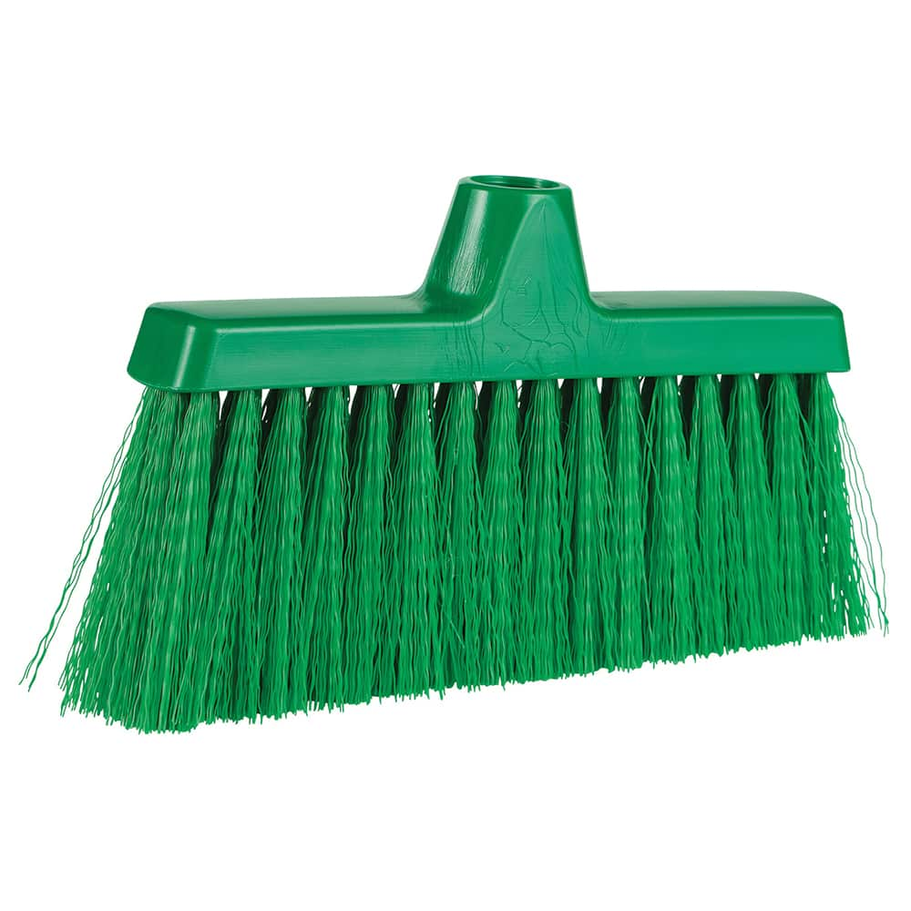 Angled Brooms, Handle Connection Type: Threaded , Brush Width (Decimal Inch): 9.8000 , Bristle Material: Polypropylene , Bristle Color: Green , Flagged: No  MPN:310112