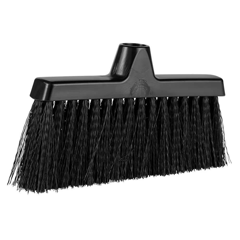 Angled Brooms, Handle Connection Type: Threaded , Brush Width (Decimal Inch): 9.8000 , Bristle Material: Polypropylene , Bristle Color: Black , Flagged: No  MPN:310119