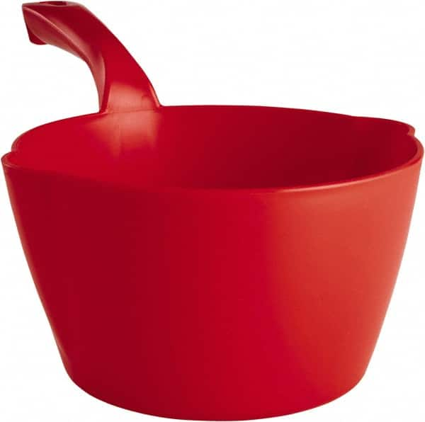 64 oz Red Polypropylene Round Bottom Scoop MPN:56824