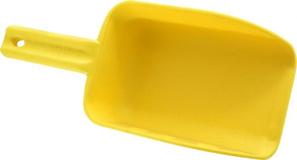 32 oz Yellow Polypropylene Flat Bottom Scoop MPN:64006