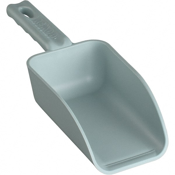 32 oz Gray Polypropylene Flat Bottom Scoop MPN:640088