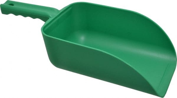 82 oz Green Polypropylene Flat Bottom Scoop MPN:65002