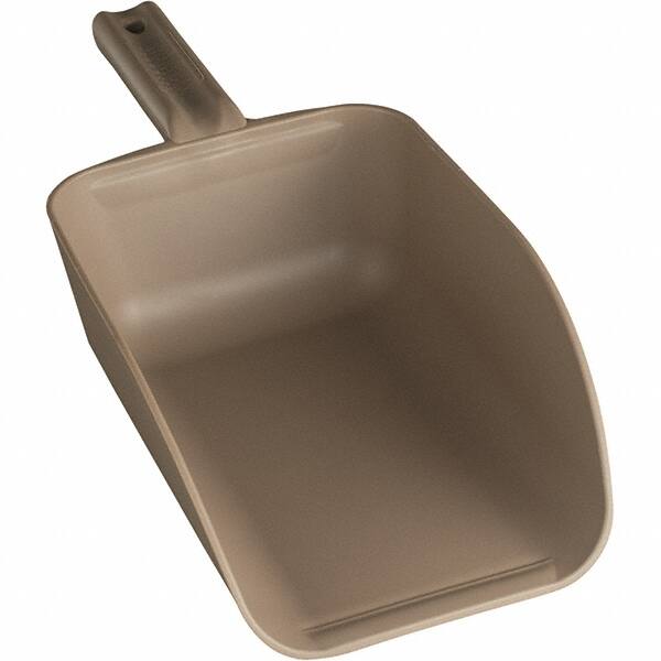 82 oz Brown Polypropylene Flat Bottom Scoop MPN:650066